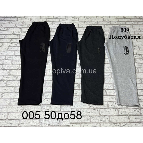 Мужские спортивные штаны полубатал оптом 310126-674