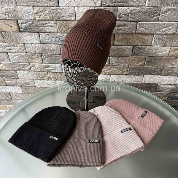 Молодіжна одинарна шапка оптом 130226-45