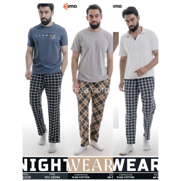 Мужские домашние штаны 8600 Samo норма оптом 010326-025