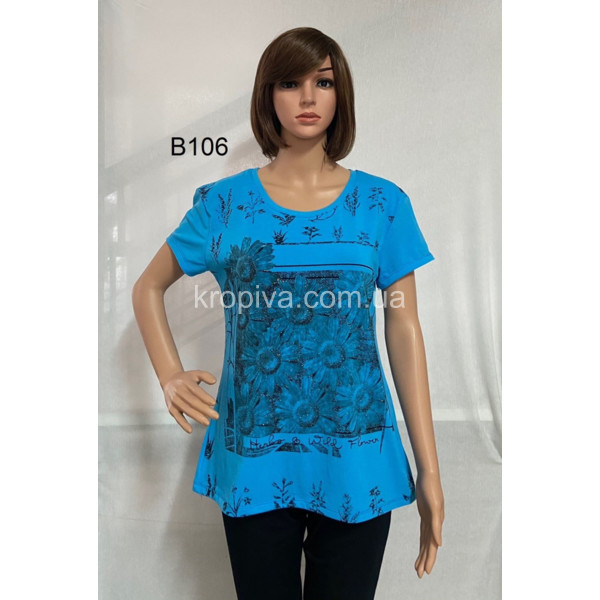 Женская футболка полубатал микс оптом 100326-720