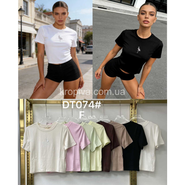Женская футболка норма микс оптом 100326-730