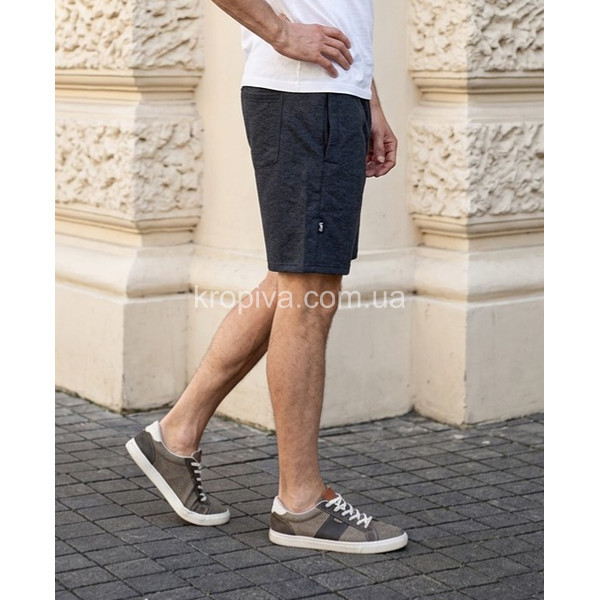 Мужские шорты 1124 т.серый оптом 120325-03