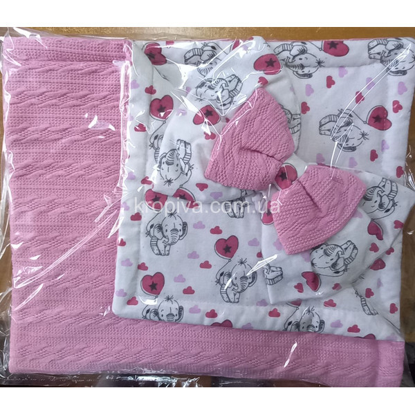 Конверт-одеяло для новорожденного вязка оптом 140423-641