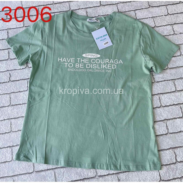 Женская футболка 3006 батал оптом 160423-326