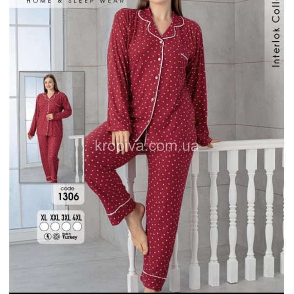 Женская пижама батал Турция оптом 040923-630
