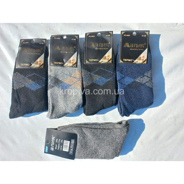 Чоловічі шкарпетки вовна+махра оптом 200923-776