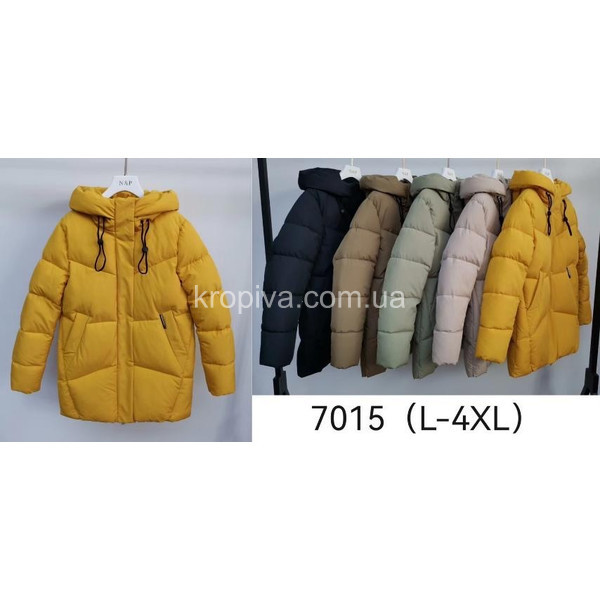 Женская куртка батал зима Турция оптом 071023-733