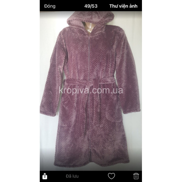 Жіночий халат махра напівбатал мікс оптом 091023-640