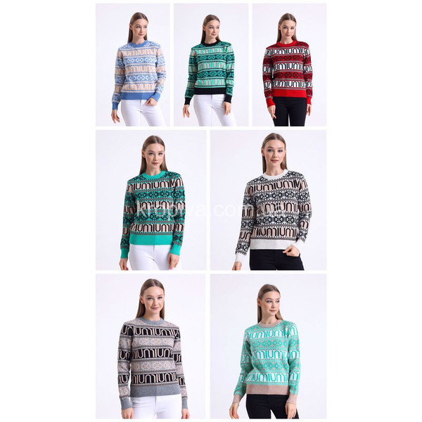 Жіночий светр норма мікс оптом 051223-81