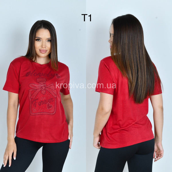 Жіноча футболка норма мікс оптом 130224-637