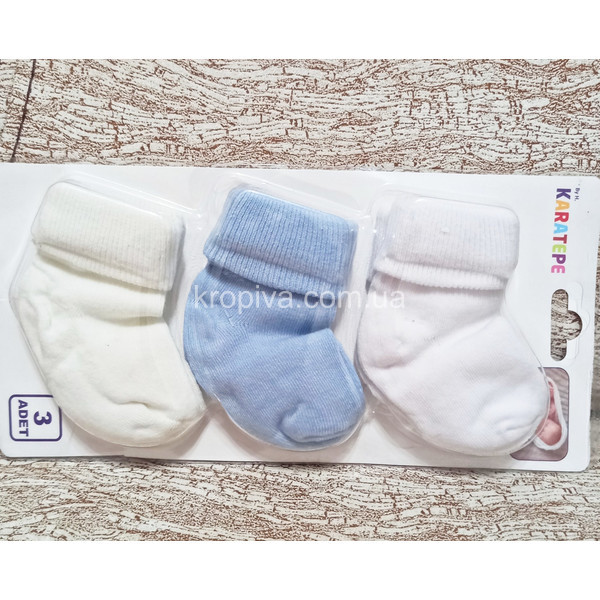 Носочки для новонароджених мікс оптом  (260224-686)