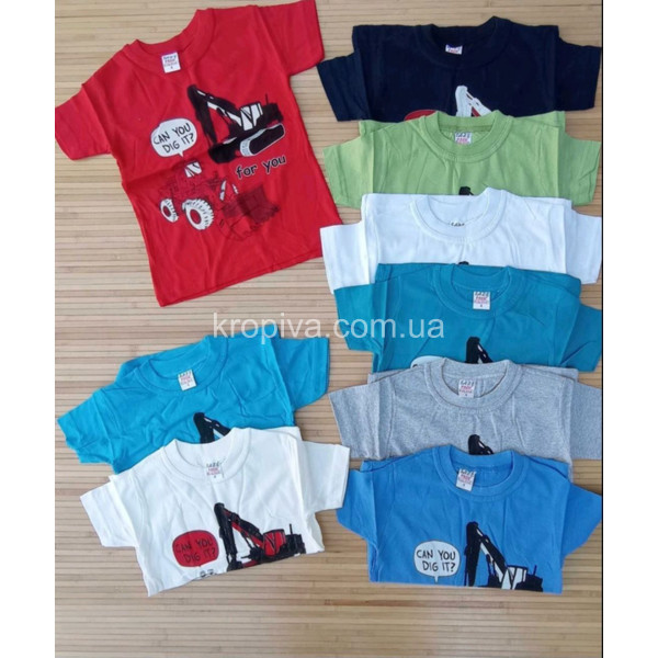 Дитяча футболка кулір 4-8 років Туреччина оптом  (110324-686)