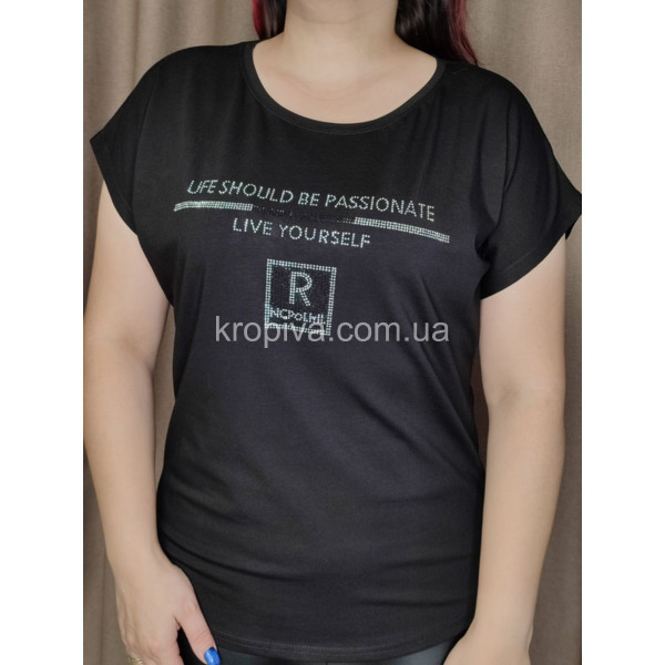 Жіноча футболка напівбатал мікс оптом 190424-147