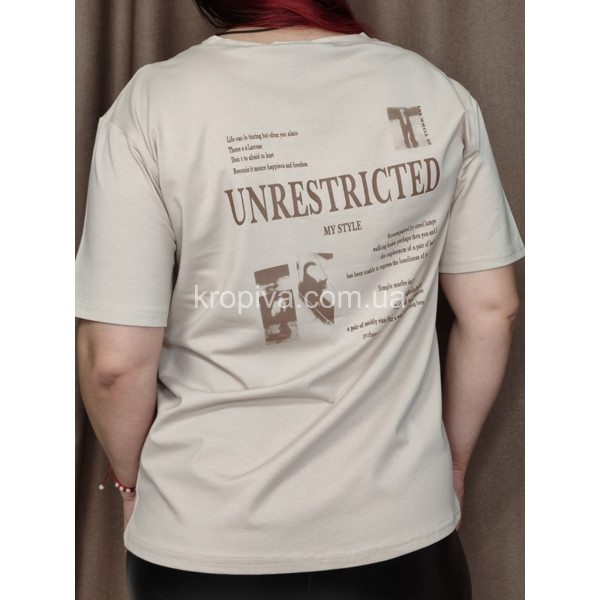 Жіноча футболка напівбатал мікс оптом 190424-157
