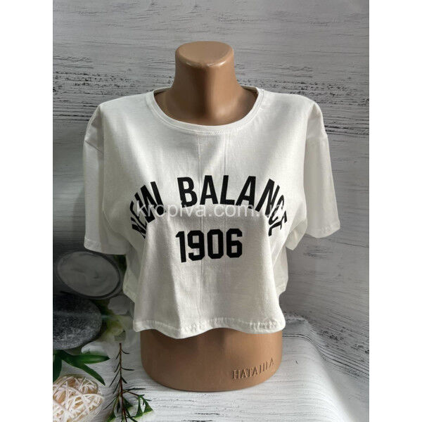 Женский топ-футболка оверсайз норма Турция оптом 040624-776