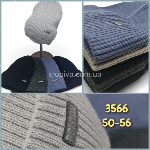 Женская шапка на флисе микс оптом 131024-678