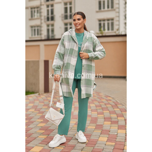 Женский костюм тройка 2478 батал оптом 161024-163