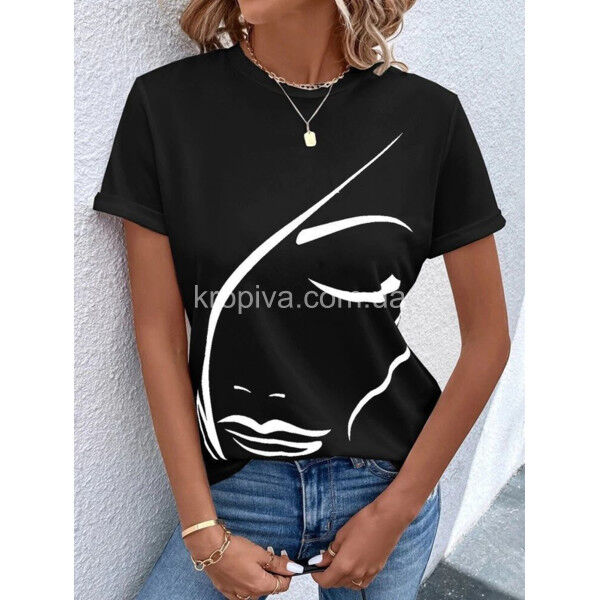 Женская футболка норма оптом 130125-417