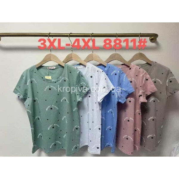 Женская футболка батал микс оптом 150225-659