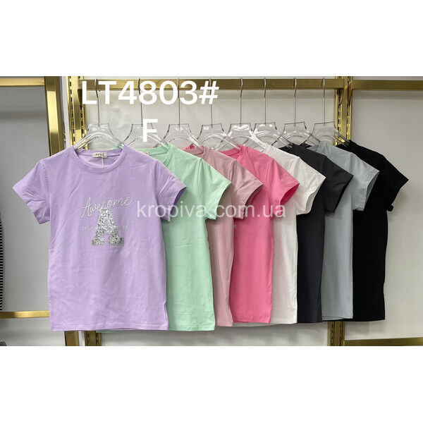 Женская футболка норма микс оптом 250325-799