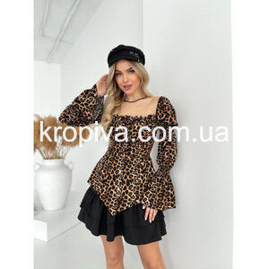 Женское платье 2в1 М523 норма оптом 010425-051