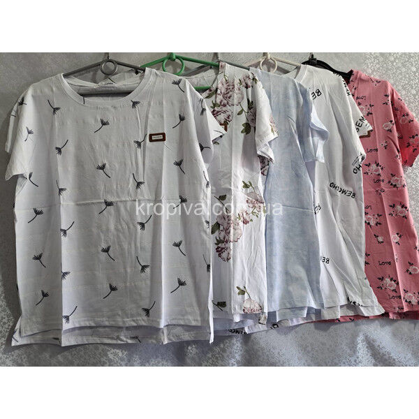 Женская футболка 9195-5 микс оптом 030525-173