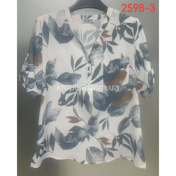 Женская блуза 2598-3 батал оптом 090525-067