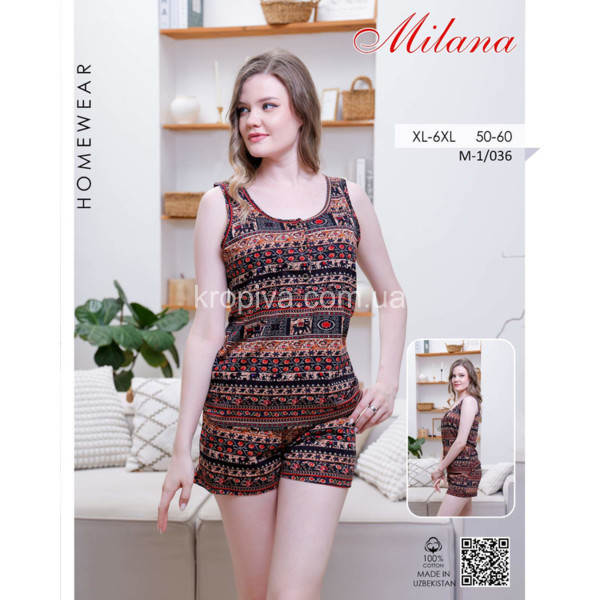 Женская пижама Milana батал оптом 100525-046