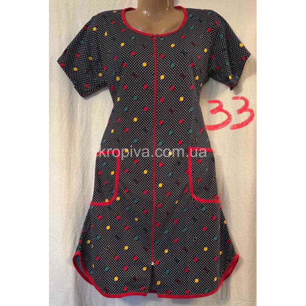 Женский халат Р17 полубатал микс оптом 120525-622