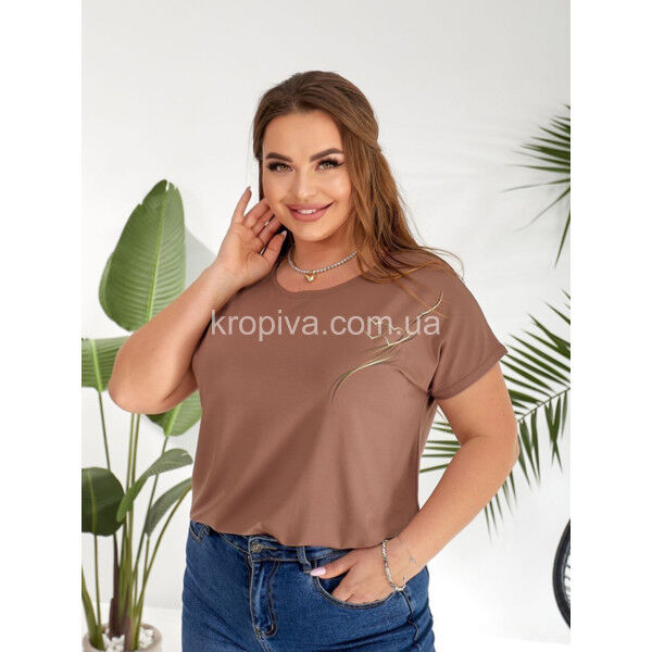 Женская футболка 2507 батал оптом 280525-108