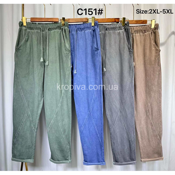 Женские штаны 151 батал оптом 220625-054