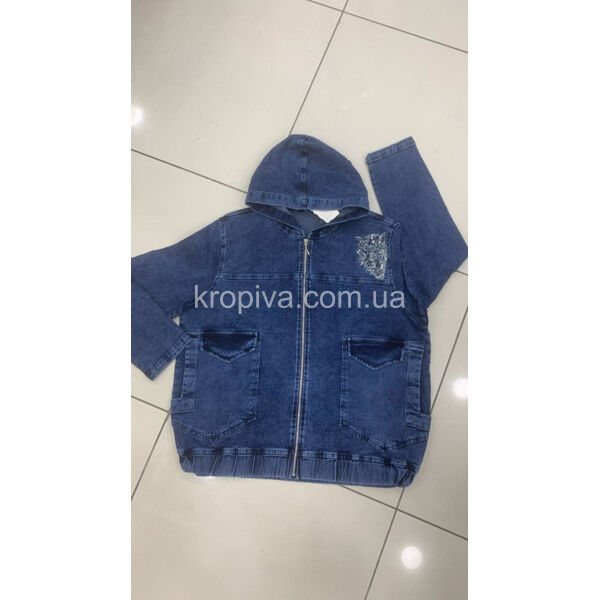 Жіночий джинсовий кардиган оптом 220725-94