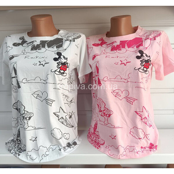 Женская футболка норма микс оптом 020825-776