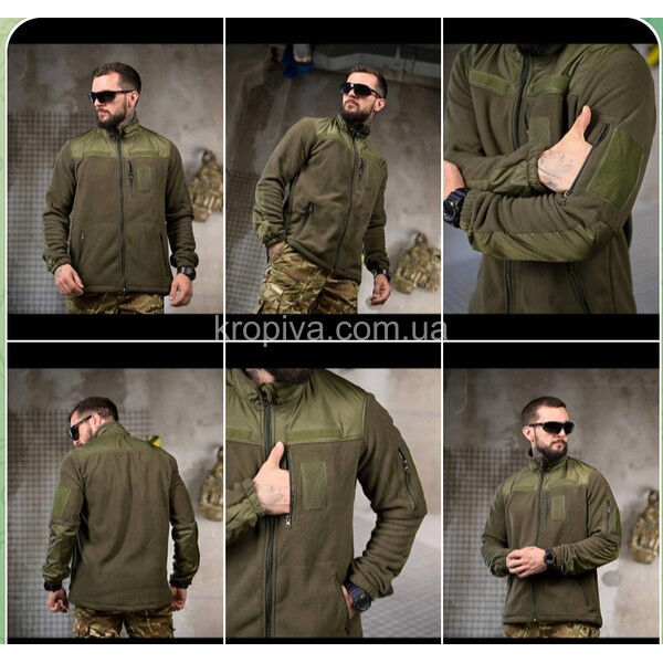 Кофта тактическая на змейке флис для ЗСУ оптом 100825-709