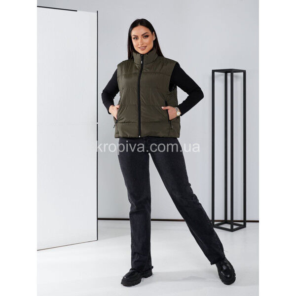 Женская жилетка стебаная норма оптом 290825-675