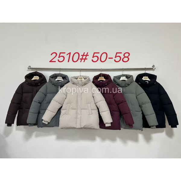 Женская куртка зима 2510 батал оптом 140925-007