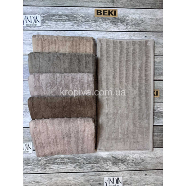 Рушник махровий 5853 мікс оптом 240925-0151