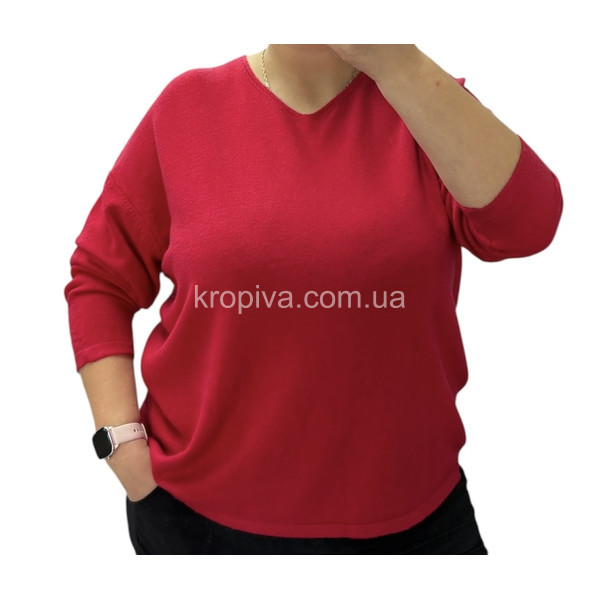 Женский свитер 25508 мыс батал микс оптом 240925-764