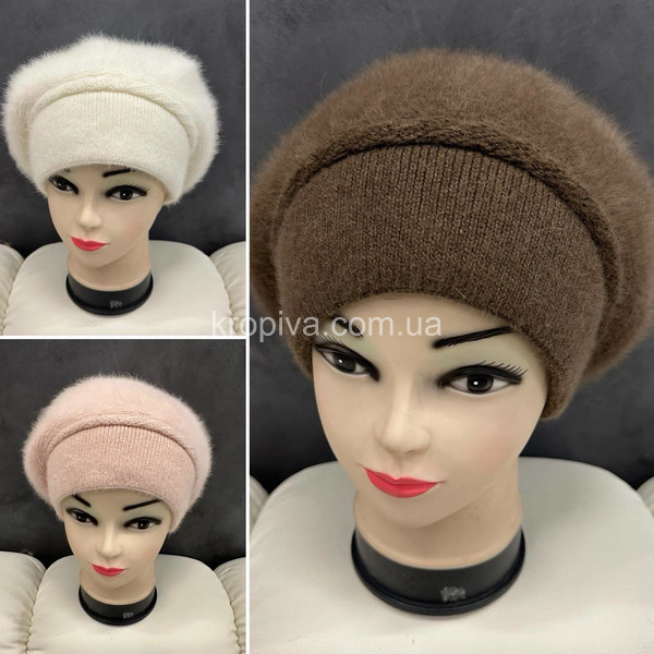 Женский двойной берет оптом 031025-102