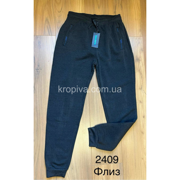 Мужские спортивные штаны на флисе оптом 021025-672