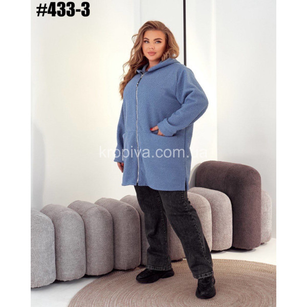 Женский кардиган-шубка 433 батал оптом 061025-760