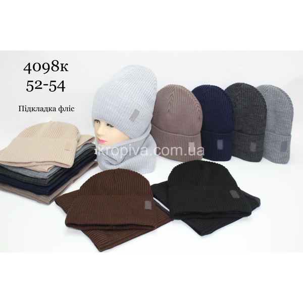 Дитячий набір шапка+хомут оптом 071025-122