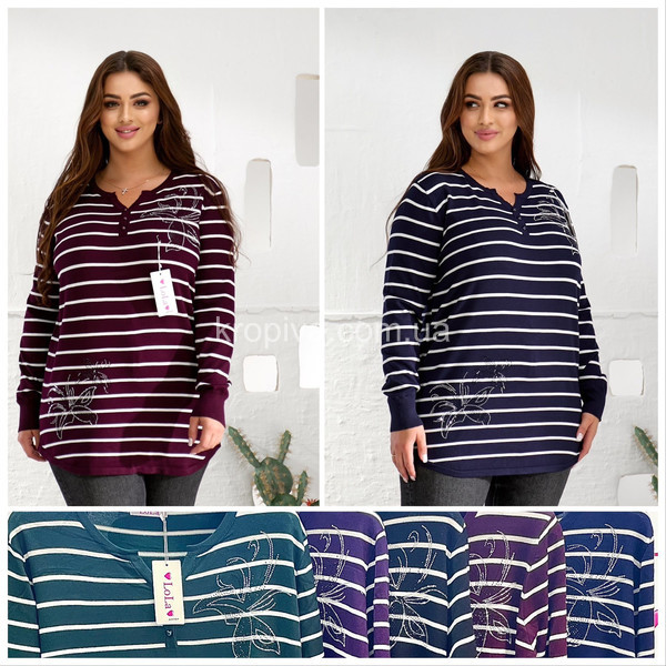 Женская туника батал микс оптом 241025-028