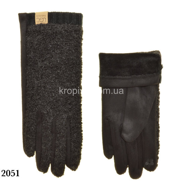 Перчатки женские 2051 ПЖМ микс оптом 261025-660