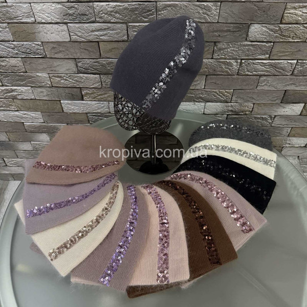 Женская шапка двойная оптом 031125-155