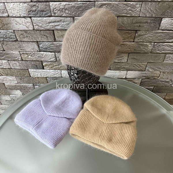 Женская одинарная шапка оптом 081125-19