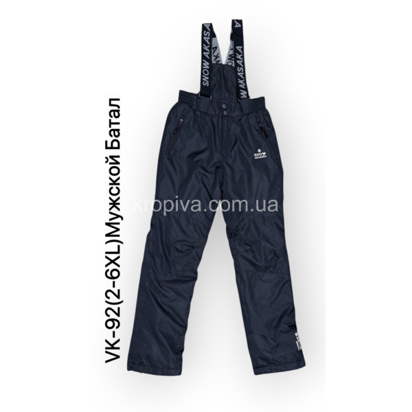 Чоловічі спортивні штани батал оптом утеплені 061125-638