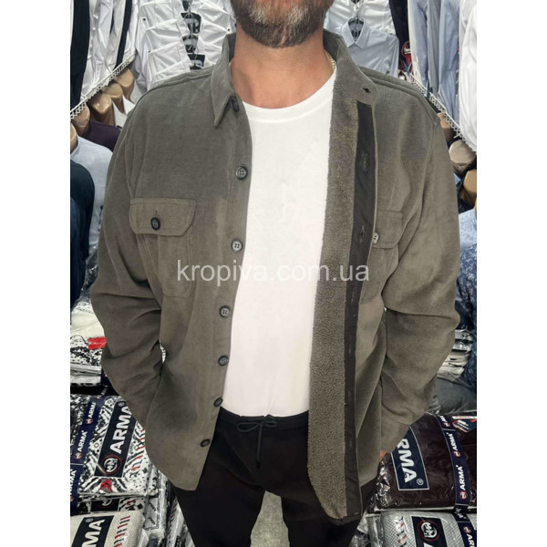Мужская рубашка на меху Турция оптом 081125-624