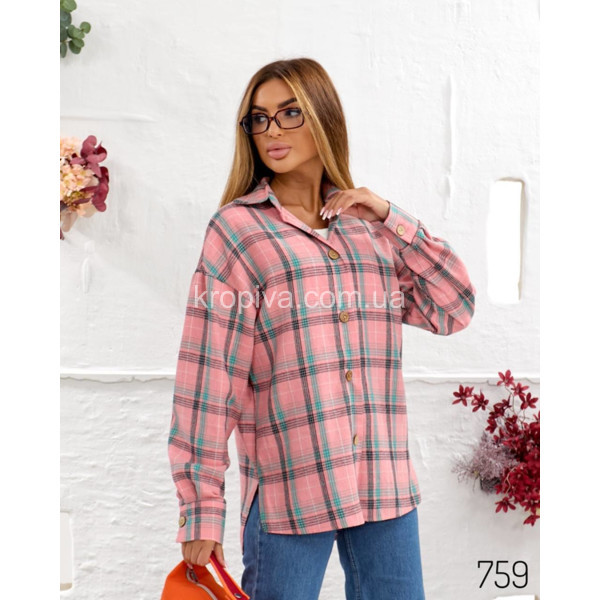 Жіноча сорочка 759 котон оптом 091125-695