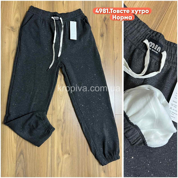 Жіночі спортивні штани на хутрі оптом 221125-761